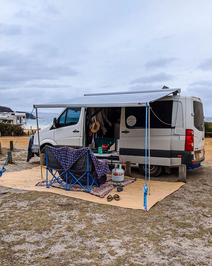 Camping in Western Australia's amazing Shelley Beach Campsite