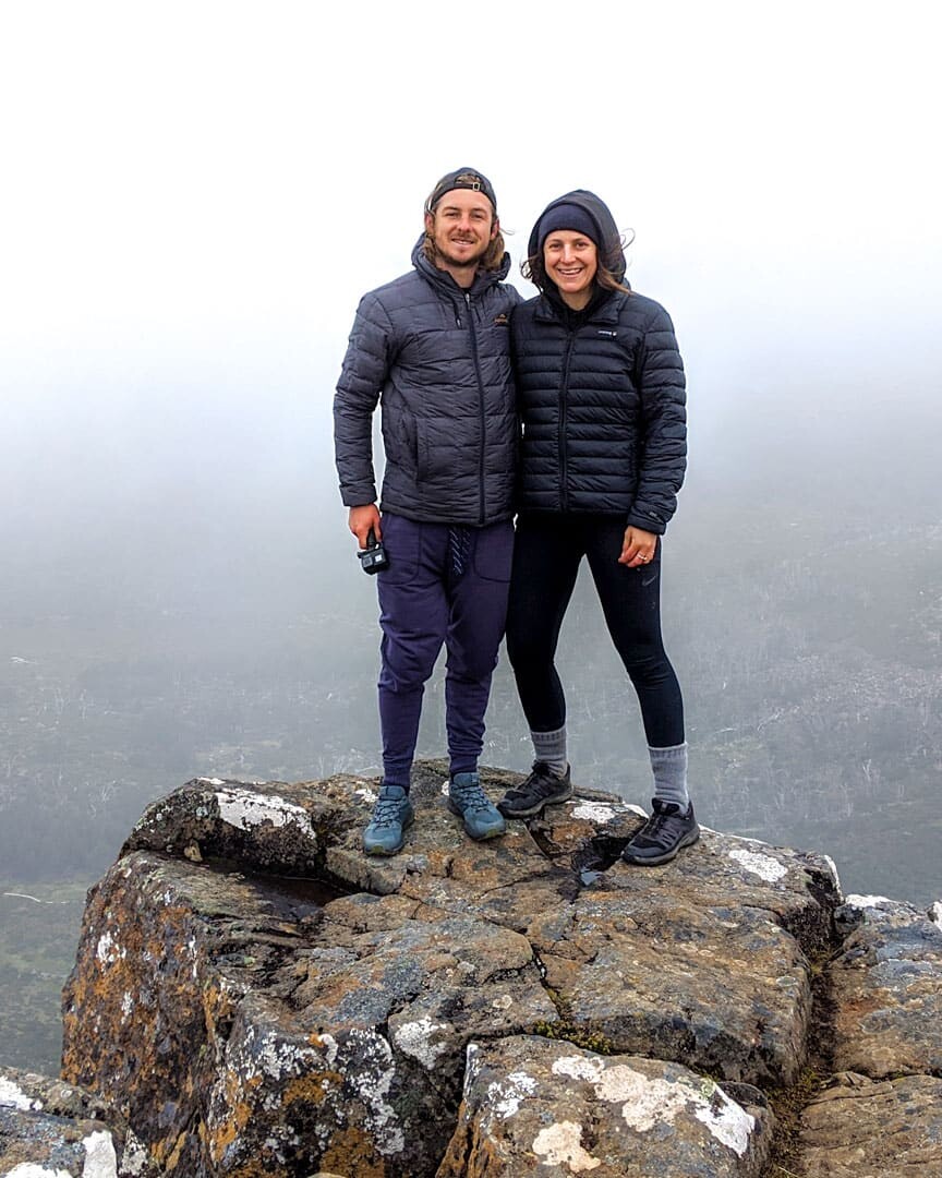 Top of walls of Jerusalem in Tasmania