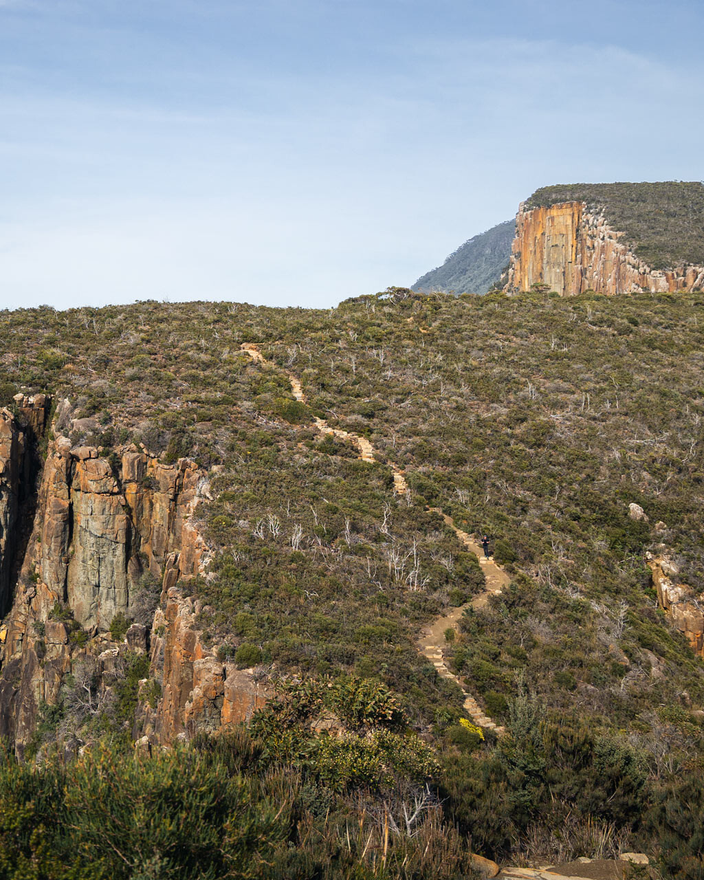 Hiking to the Cape Huay Lookout on the Tasman Peninsula