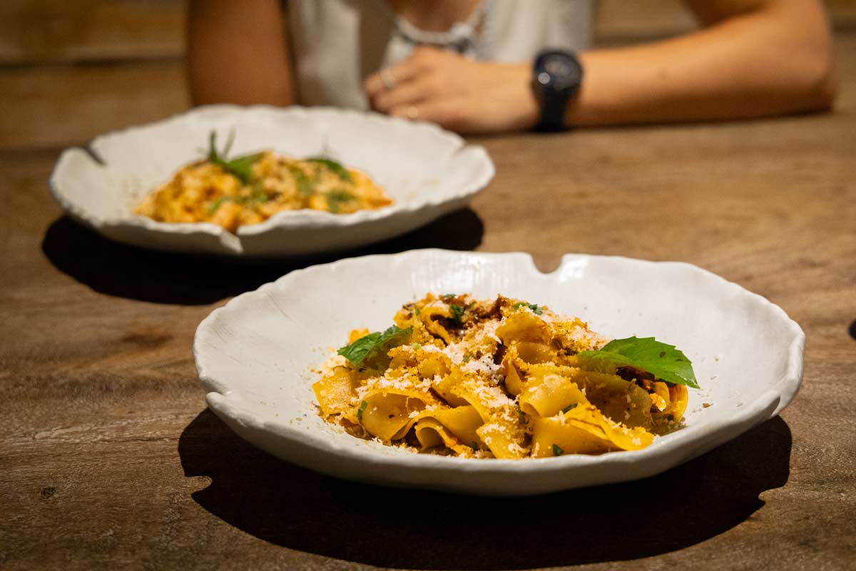 Linguini at Suku Beach Club