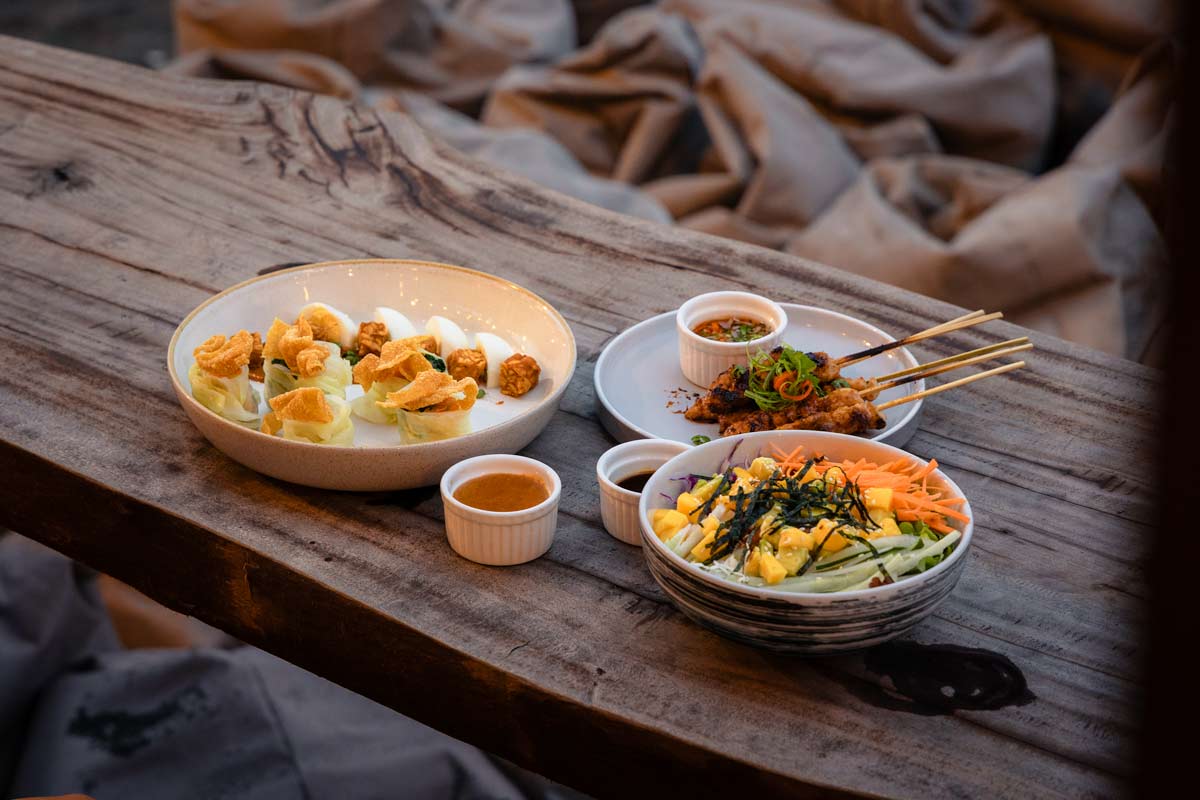 Delicious food at Warung Papi Chulo in Canggu, Bali