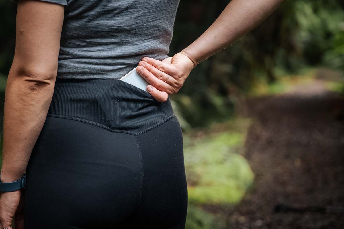 Putting phone in my hiking pants pocket